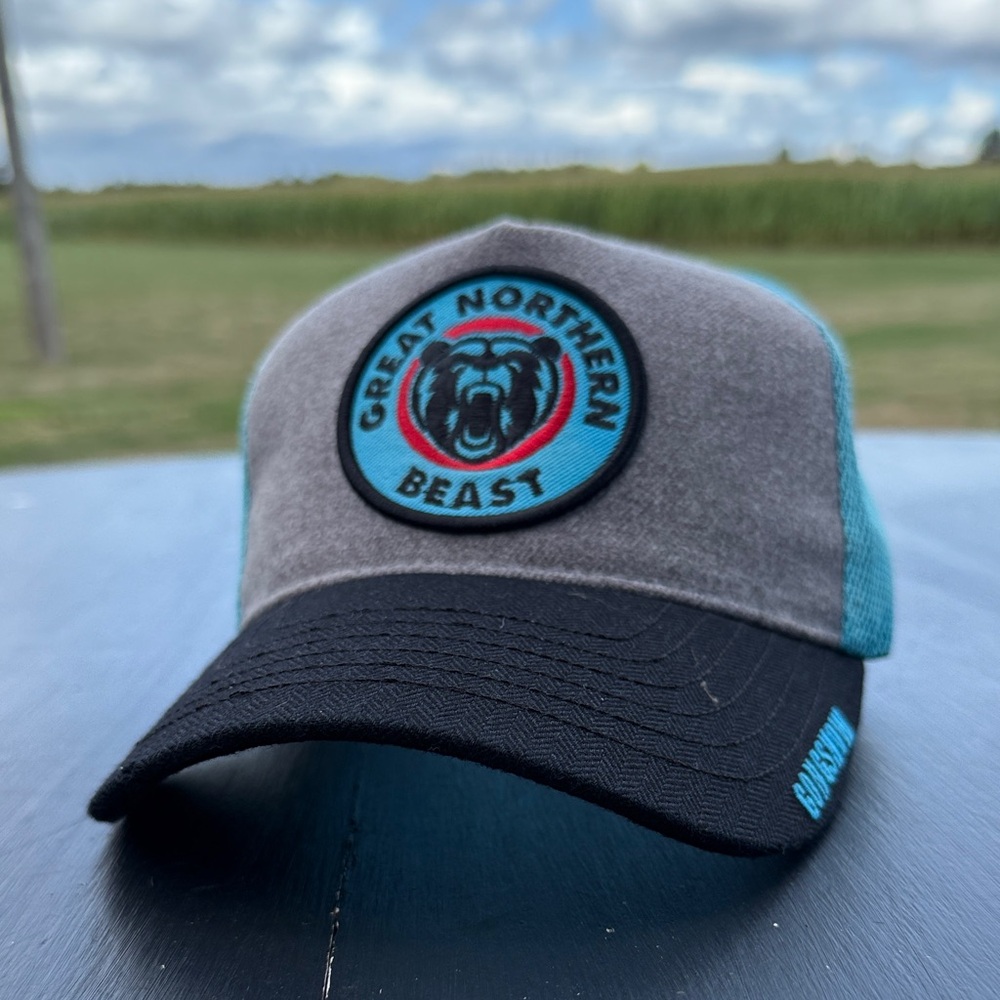 Great Northern Beast Gray and Blue Cap